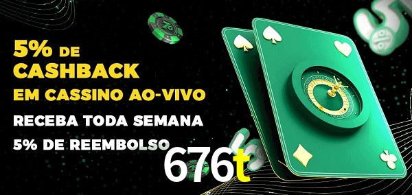Promoções do cassino ao Vivo 676t